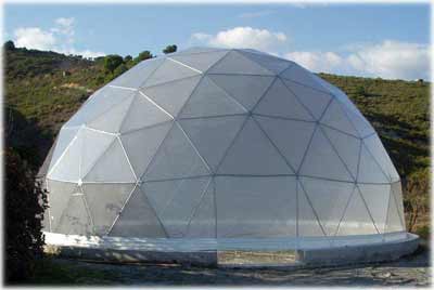 Clear PVC Geodesic Dome Cover